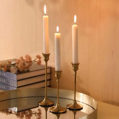 Dreamy Lights - Golden Candle Holders for a Romantic Atmosphere 