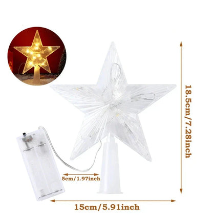 Starlit - Luminous Star for the Top of the Christmas Tree 