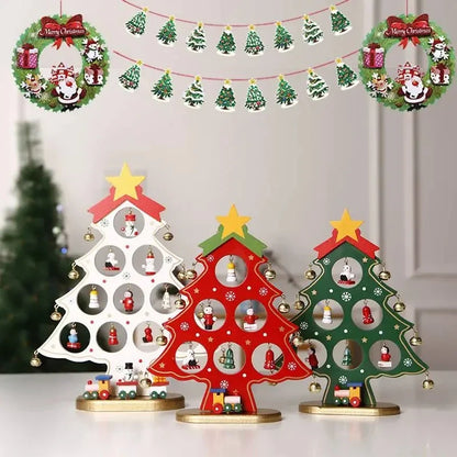 SapinElegant - Wooden Christmas Decoration for Desk