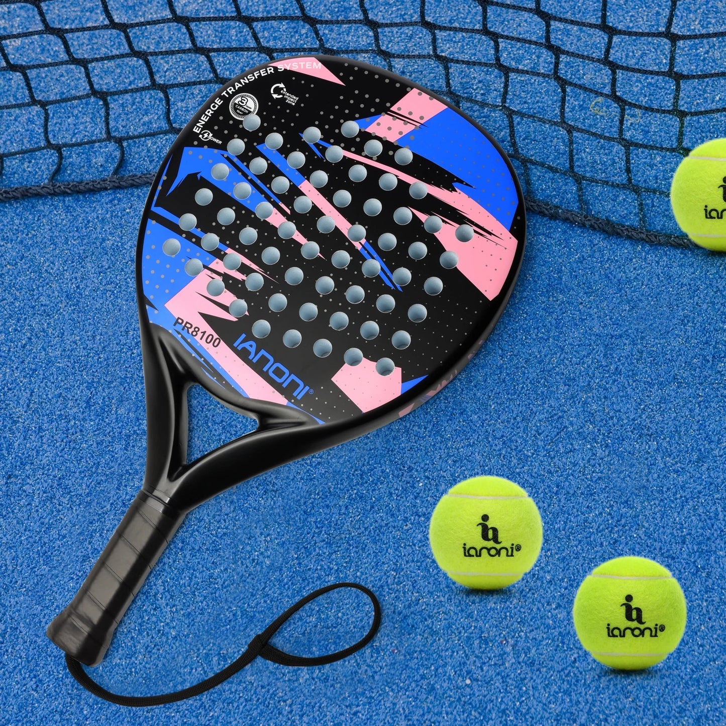 PadelProFlex - Carbon Racket with EVA Foam Core 