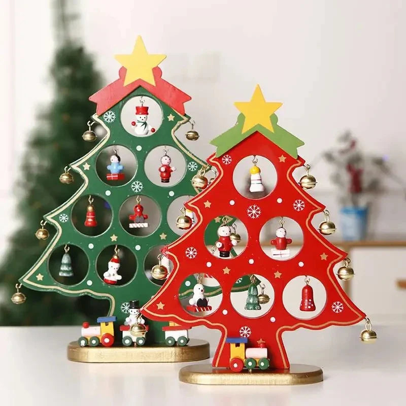 SapinElegant - Wooden Christmas Decoration for Desk