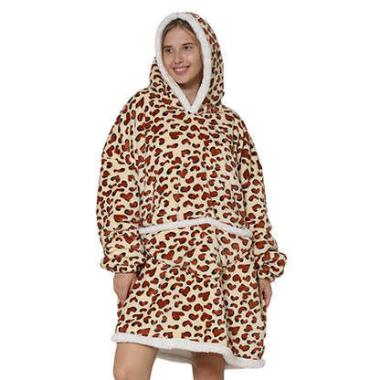 SnugJoy - Fleece Blanket with Hood 