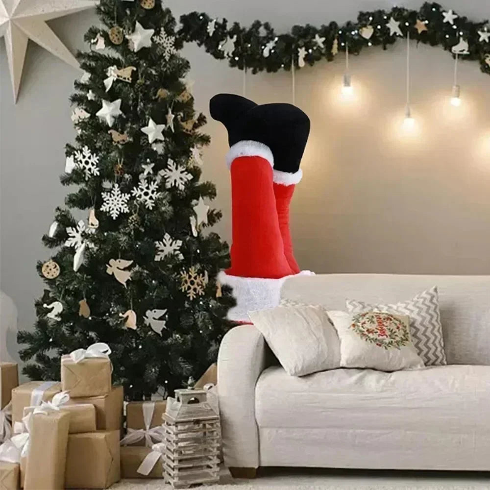 Santa Legs - Kerstdecoratie met de Benen van de Kerstman