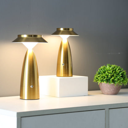 MushroomGlo - Playful Table Lamp with Industrial Design 