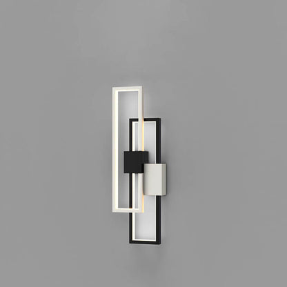 LumiSil - Minimalist Creative Square Frame Iron Silicone LED Wall Lamp 