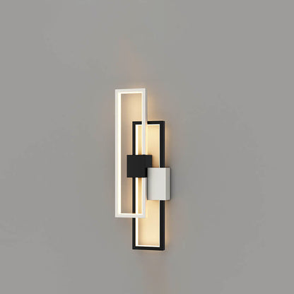 LumiSil - Minimalist Creative Square Frame Iron Silicone LED Wall Lamp 