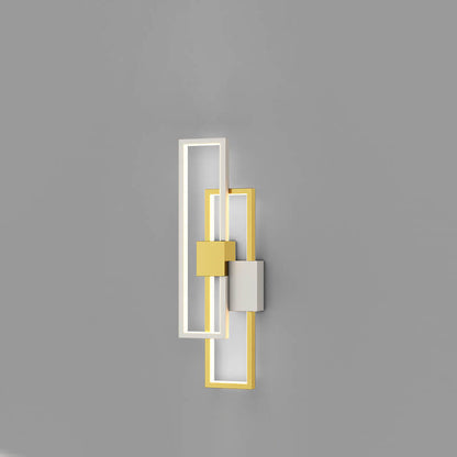 LumiSil - Minimalist Creative Square Frame Iron Silicone LED Wall Lamp 