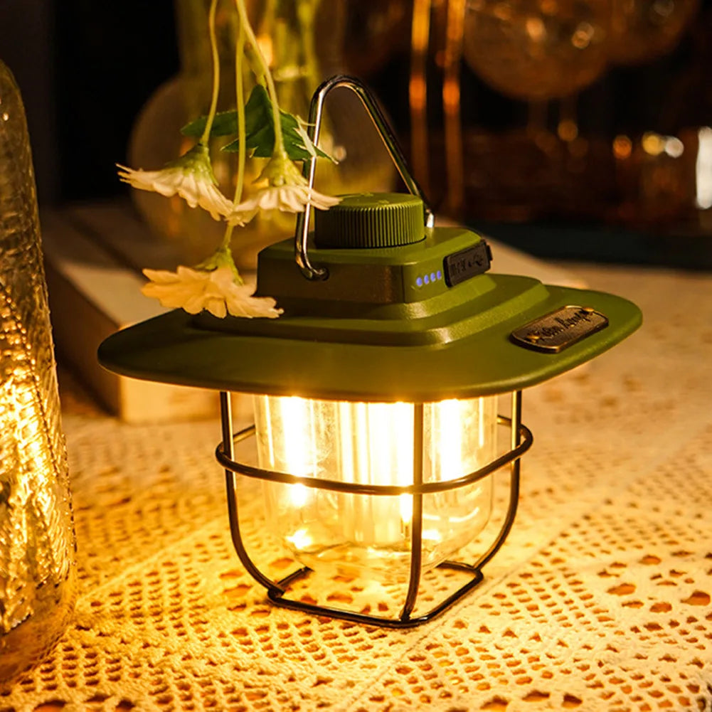 RetroLuxe - Vintage Rechargeable Lamp