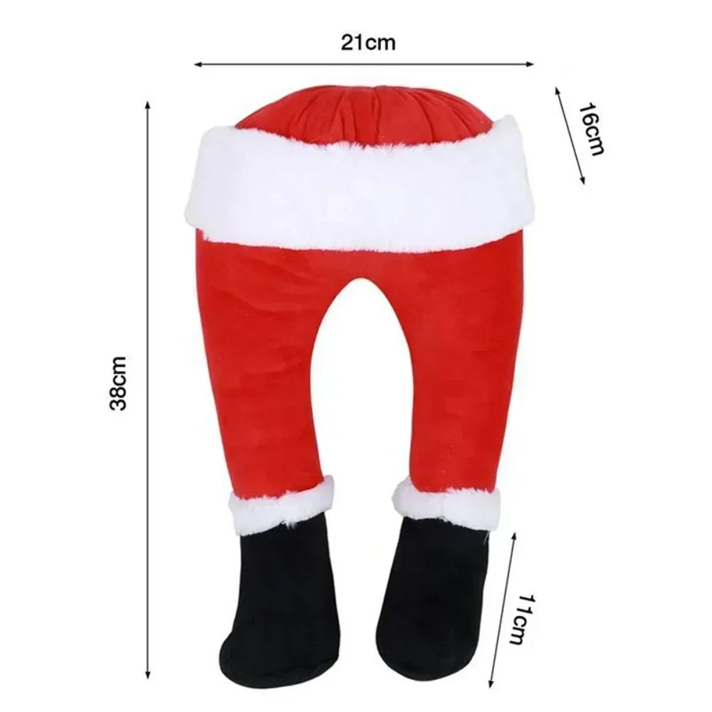 Santa Legs - Kerstdecoratie met de Benen van de Kerstman