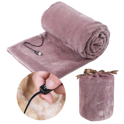 HeatNest - Thick 5V Heated Blanket for Bed and Travel