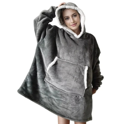 SnugFit - Hoody Blanket with Pocket 