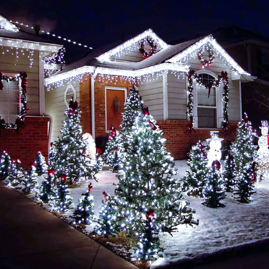 LumièreJoyeuse - Zonne-energie Guirlande 300LED voor Kerst