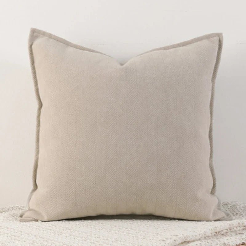 ChenilleCozy - Plain Cushion Cover for Home and Bedroom Decor