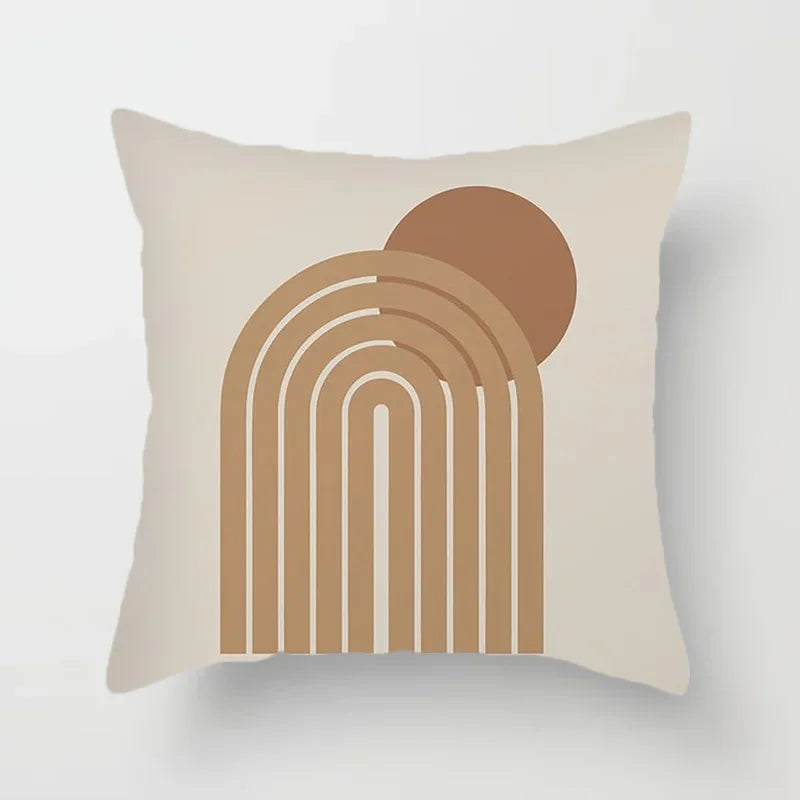 LineArt - Decoratieve Kussenhoes met Abstract Patroon