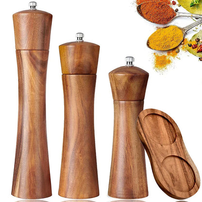 Rustic Herb - Acacia Wooden Salt and Pepper Mill 