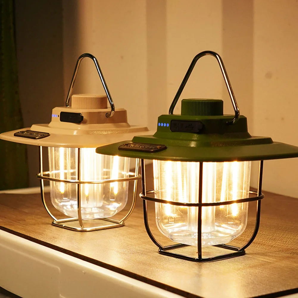 RetroLuxe - Vintage Oplaadbare Lamp