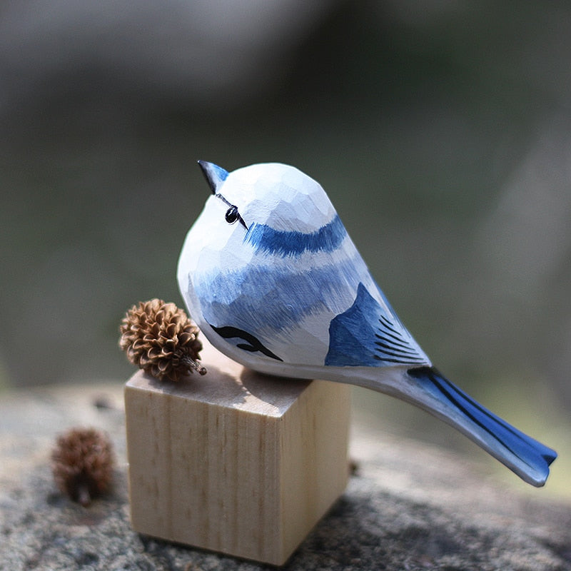 NORDICA - Scandinavian Wooden Bird Figurines | Decorative Ornaments