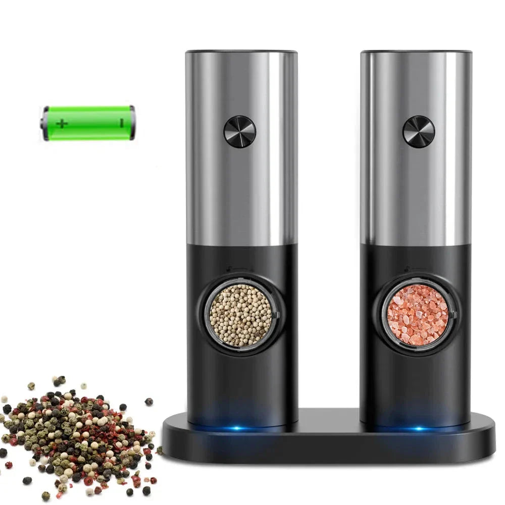 GrindPro - Electric Pepper and Salt Mill with LED