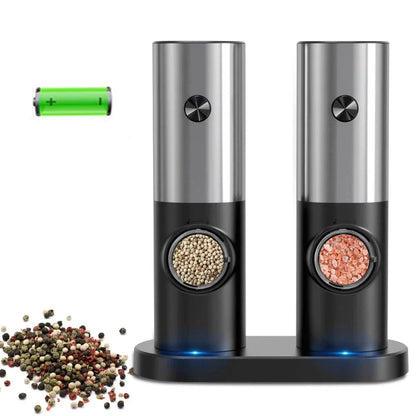 GrindPro - Electric Pepper and Salt Mill with LED