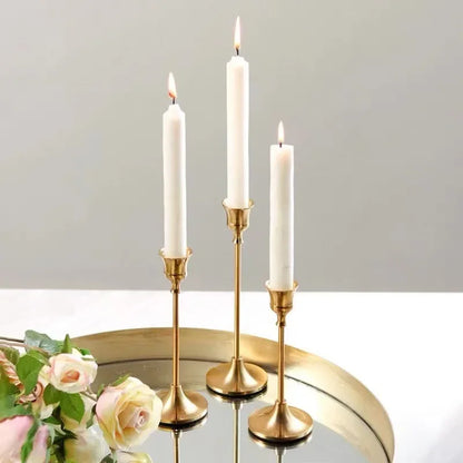 Dreamy Lights - Gouden Kaarsenhouders voor een Romantische Sfeer