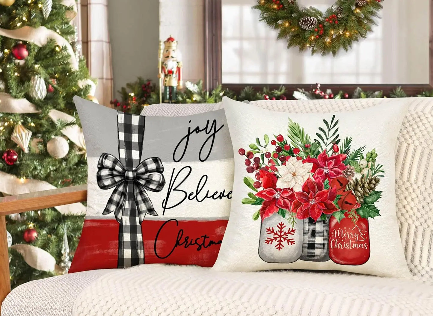 HolidayThrow – Christmas Cushion Cover 