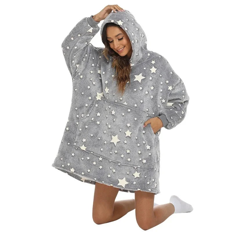 StarlightSnug - Cozy Hooded Hoodie 