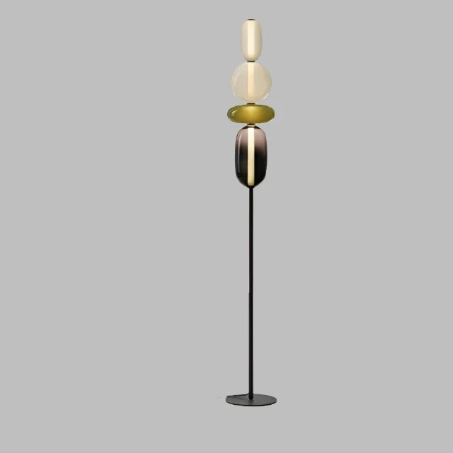 ChromaLuxe - Designer Floor Lamp with Color Accents