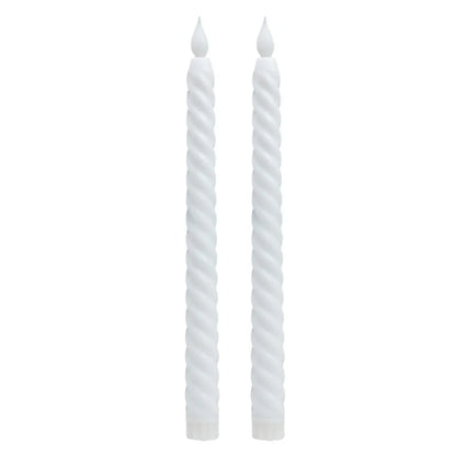 Candlestick 3D - Long LED Candles with 3D Wick for Christmas