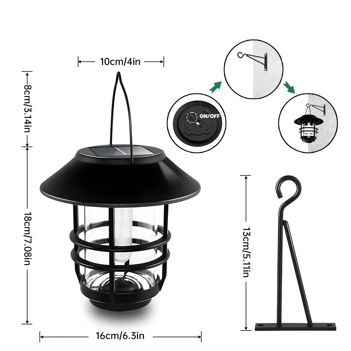 Flamma - Buiten Wandlamp met Zonne-energie