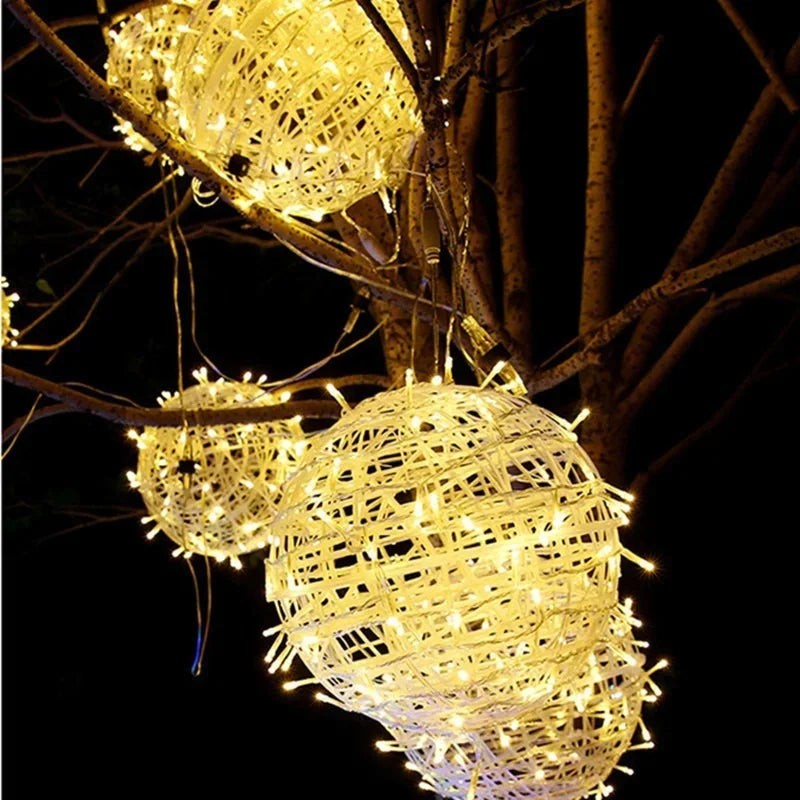 Sphere - Wicker Party Lights 