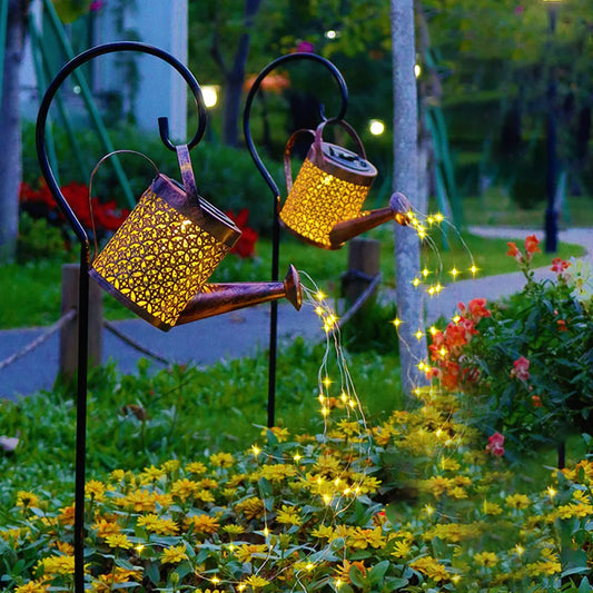 Cascade - Solar Powered Illuminated Watering Can 