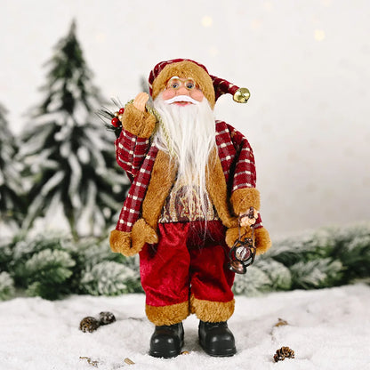 PoupeeFestive - Santa Claus Plush for Christmas and Festivities