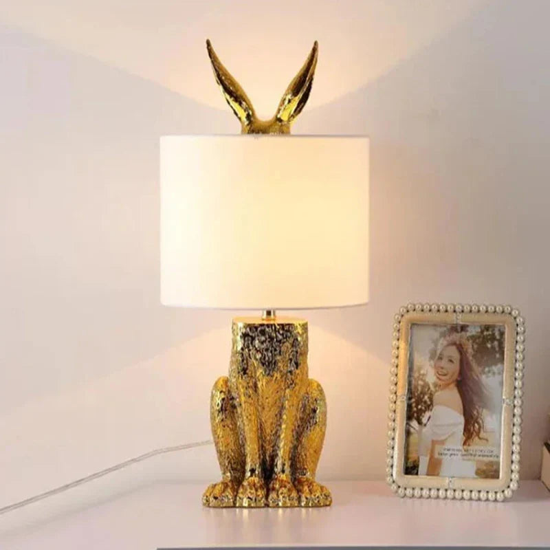 NordicCharm - Table lamp with Rabbit