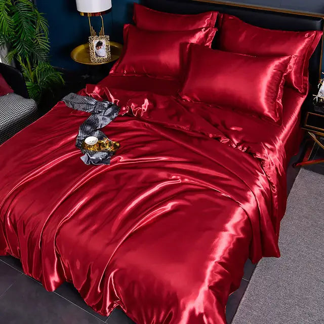 SatinLuxe - Elegante Satin Duvet Cover