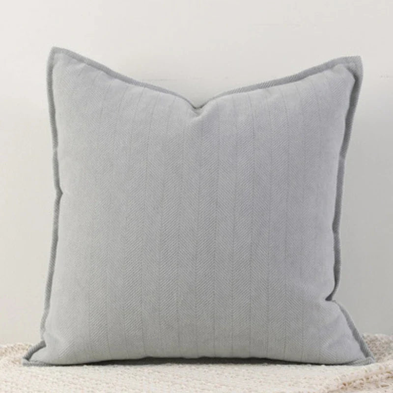 ChenilleCozy - Plain Cushion Cover for Home and Bedroom Decor