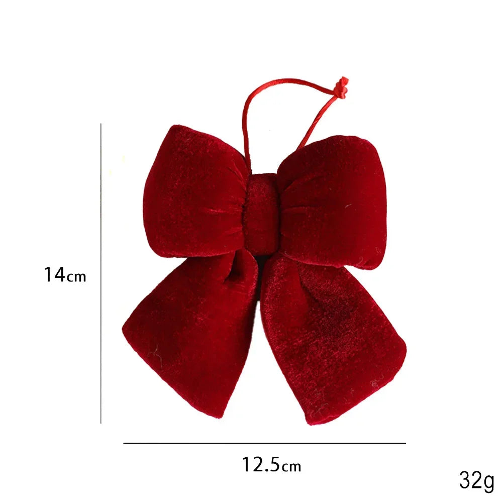 Velvet Bow - Red Velvet Bow 