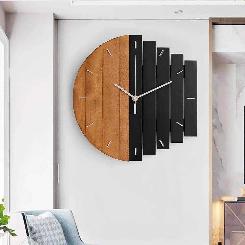 GoldSphere – 3D Decorative Clock for the Living Room 