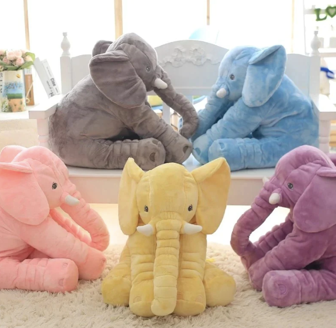 Cute Baby Elephant Cuddle Pillow | Best Rated Baby Pillow 