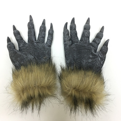 Spooky Werewolf Mask and Gloves Set | For Halloween and Parties 