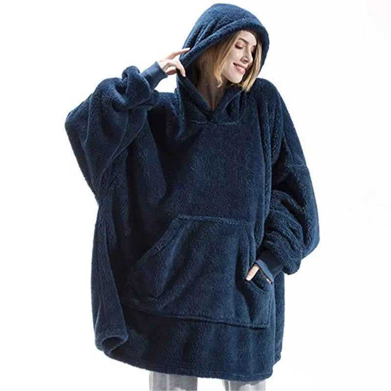 FleeceHaven - Comfortable Blanket Sweater 