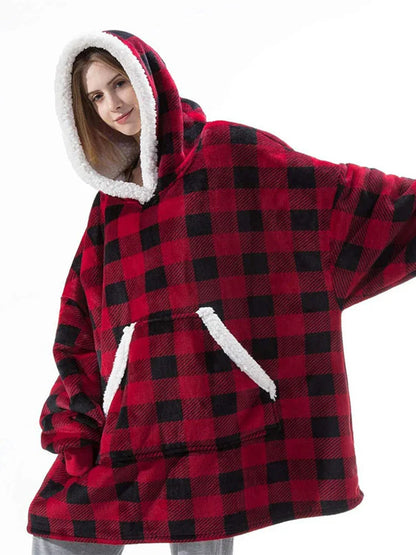 FleeceWrap - Polar Blanket Sweater with Hood 