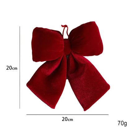 Velvet Bow - Red Velvet Bow 