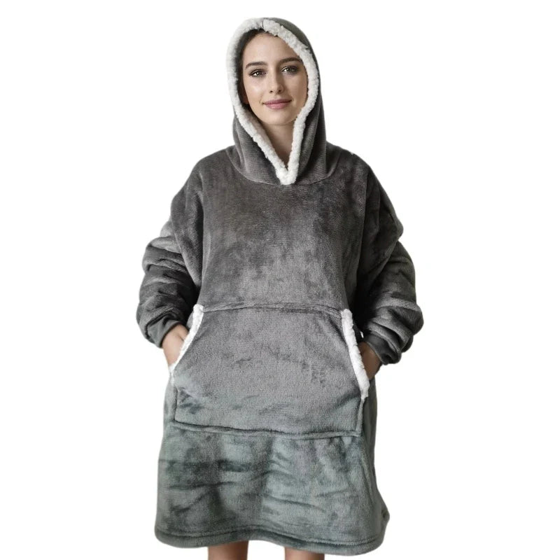 SnugFit - Hoody Blanket with Pocket 