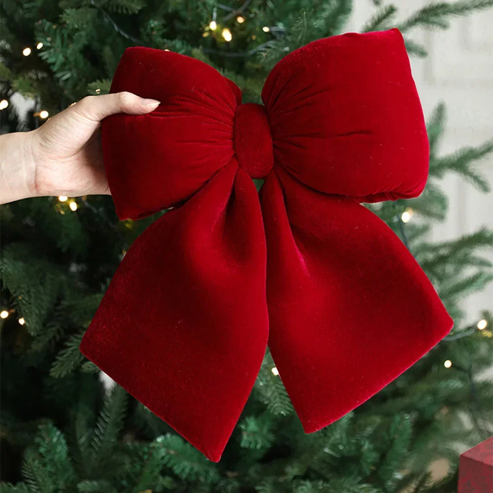 Velvet Bow - Red Velvet Bow 