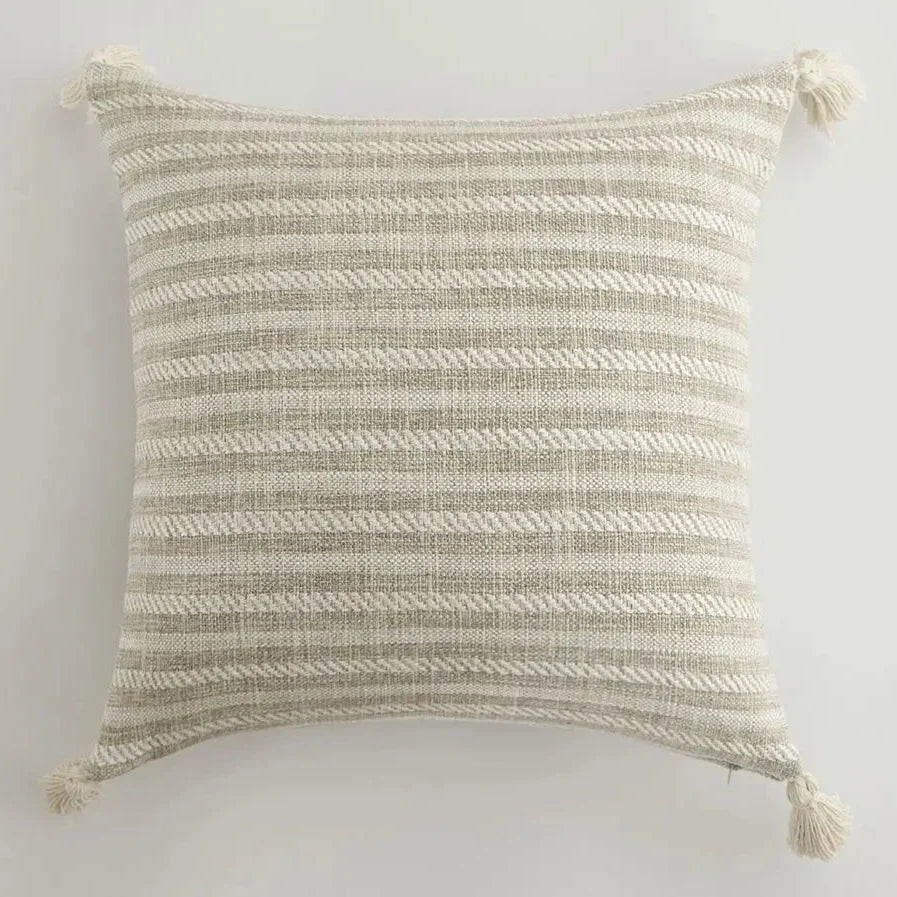 CreamCozy - Decorative Cushion Cover with Linen French 