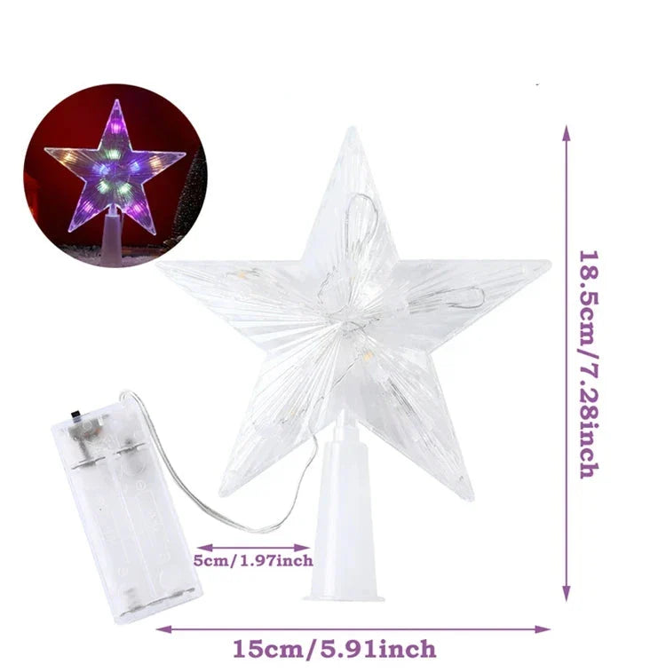 Starlit - Luminous Star for the Top of the Christmas Tree 