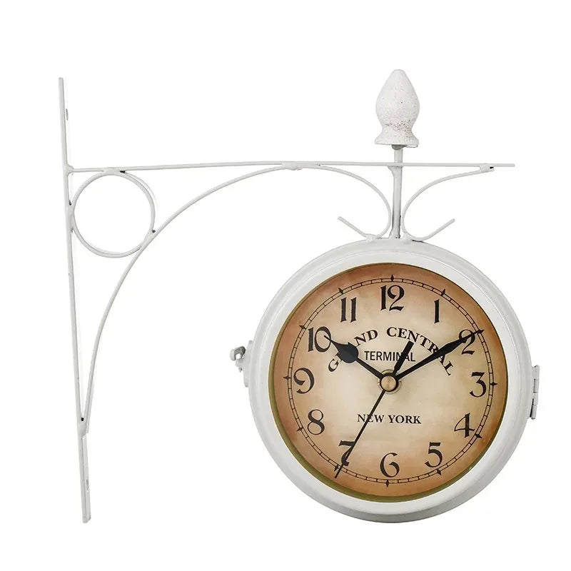 RetroTime – Vintage Double Sided Wall Clock 