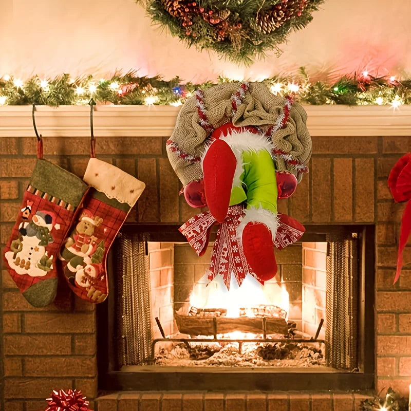 Elf Leg Wreath - Kerstkrans met Lappenduim Beentjes