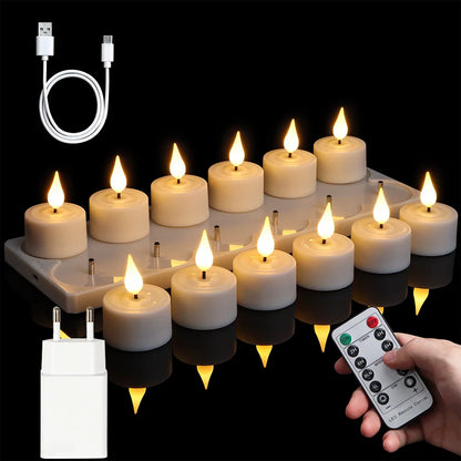 Flickerflex - Flameless Flickering Candles for Decoration