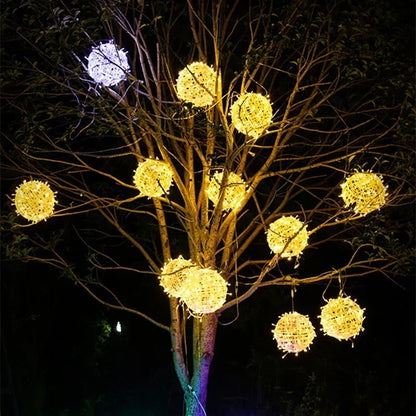 Sphere - Wicker Party Lights 